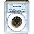 1999-D SBA$1 MS68