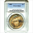 1888 $1 MS64