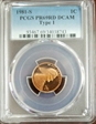1981-S 1C Type 1 PR69DCAM