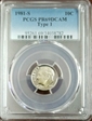 1981-S 10C Type 1 PR69DCAM