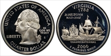2000-S 25C Virginia Silver PR70DCAM