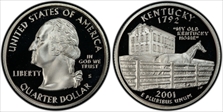 2001-S 25C Kentucky Silver PR70DCAM