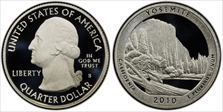 2010-S 25C Yosemite NP - Silver PR70DCAM