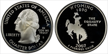 2007-S 25C Wyoming Silver PR70DCAM
