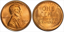 1950-S 1C MS65RD