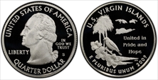 2009-S 25C U.S. Virgin Islands Silver PR70DCAM