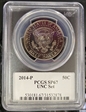2014-P 50C 50th Anniversary Unc Set SP67