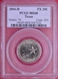 2004-D 25C Texas MS68