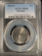 2004-D 25C Michigan MS68