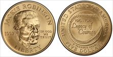 1997-W $5 Jackie Robinson MS69
