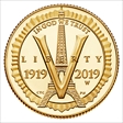 2019-W $5 American Legion 100th Ann MS70