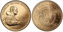 1997-W $5 F.D.R. MS69