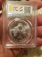2002 $1 Silver Eagle MS69