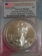 2013-(W) $1 Silver Eagle Struck at West Point First Strike MS69