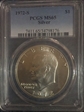 1972-S $1 Silver MS65