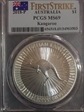 2018-P $1 Kangaroo Ag First Strike MS69