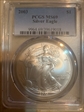 2003 $1 Silver Eagle MS69