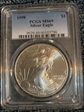 1998 $1 Silver Eagle MS69