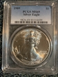1989 $1 Silver Eagle MS69