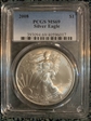 2008 $1 Silver Eagle MS69