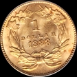 1888 G$1 MS66
