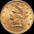 1899 $10 MS64