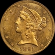 1891-CC $5 MS60