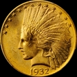 1932 $10 MS64+