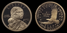 2003-S SAC$1 PR70DCAM