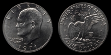 1971-S $1 Silver MS66