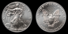 2017 $1 Silver Eagle First Strike MS70