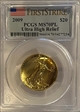 2009 $20 Ultra High Relief Double Eagle - First Strike MS70PL