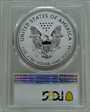2019-W $1 Silver Eagle Enhanced Rev PR Pride of Two Nations, U.S. Set First Day of Issue PR70