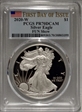 2020-W  $1 Silver Eagle First Day of Issue FUN Show PR70DCAM