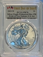 2019-W $1 Silver Eagle Enhanced Rev PR Pride of Two Nations, U.S. Set FDI PR70