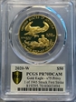 2020-W $50 Gold Eagle - v75 Privy 1 of 1945 Struck First Strike PR70DCAM