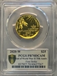 2020-W $25 End of World War II 75th Anniv.  First Strike PR70DCAM