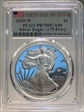 2020-W  $1 Silver Eagle - v75 Privy First Day of Issue PR70DCAM