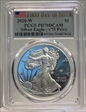 2020-W  $1 Silver Eagle - v75 Privy First Day of Issue PR70DCAM