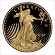 2020-W $50 Gold Eagle - v75 Privy 1 of 1945 Struck First Day of Issue PR70DCAM