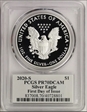 2020-S $1 Silver Eagle First Day of Issue Cleveland Freedom PR70DCAM