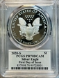 2020-S $1 Silver Eagle First Day of Issue Cleveland Freedom PR70DCAM