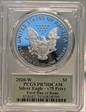 2020-W  $1 Silver Eagle - v75 Privy First Day of Issue Minuteman PR70DCAM