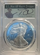 2020-W  $1 Silver Eagle - v75 Privy First Day of Issue Minuteman PR70DCAM