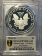2020-W  $1 Silver Eagle - v75 Privy First Strike PR70DCAM