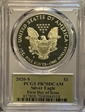 2020-S $1 Silver Eagle First Day of Issue Cleveland Minuteman PR70DCAM