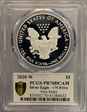 2020-W  $1 Silver Eagle - v75 Privy First Strike PR70DCAM