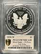 2020-W  $1 Silver Eagle - v75 Privy First Strike PR70DCAM