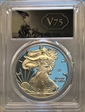 2020-W  $1 Silver Eagle - v75 Privy First Strike PR70DCAM