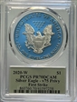 2020-W  $1 Silver Eagle - v75 Privy First Strike Minuteman PR70DCAM